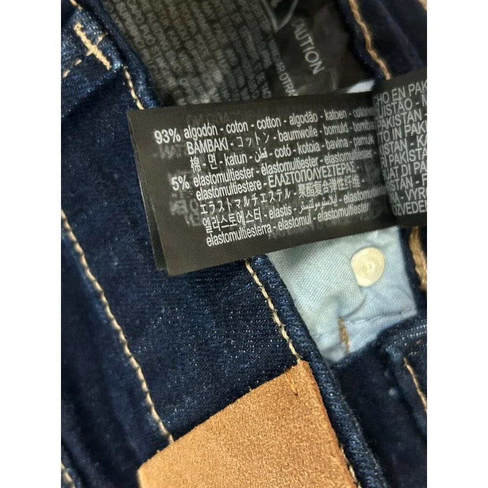 Zara Women’s US Size 4 Dark Wash Mid Rise Bootcut Jeans 33 Inch Inseam - Picture 16 of 16